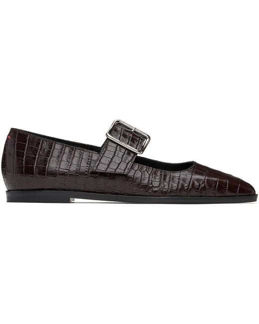 Aeyde Black Sunny Ballerina Flats