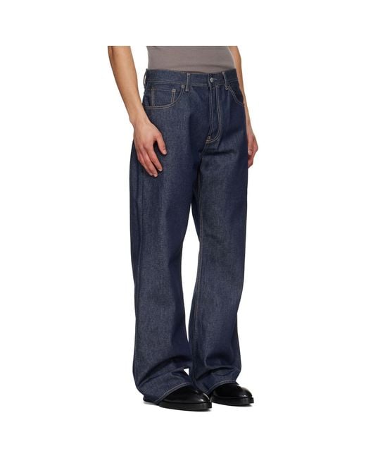 Acne Blue Regular Fit 2021M Jeans for men