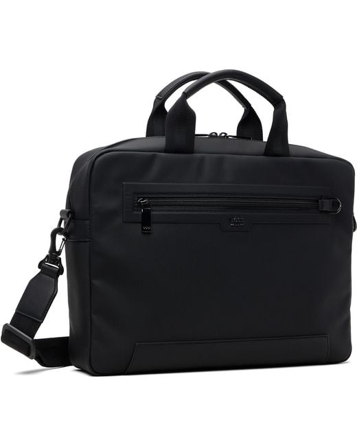 Boss Black Logo Flag Document Briefcase for men