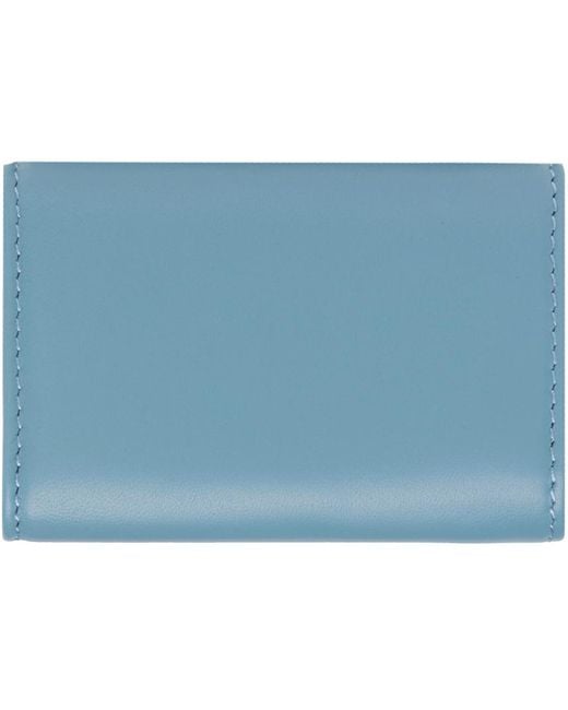 メンズ Vivienne Westwood ブルー&シルバー Envelope Billfold 財布 Blue