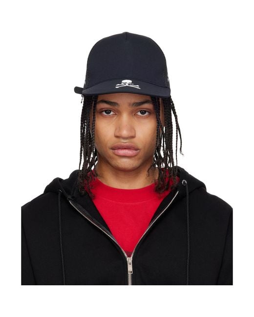 Mastermind Japan Black Mj Embroidery Cap for men