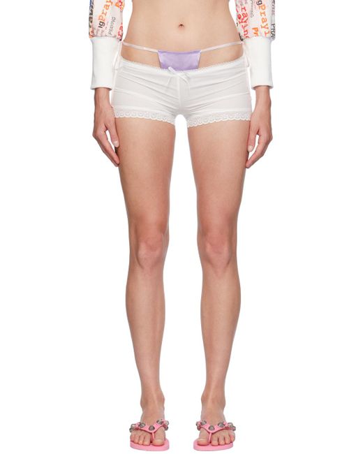PRAYING ホワイト Bikini ショートパンツ ホワイト | Lyst 
