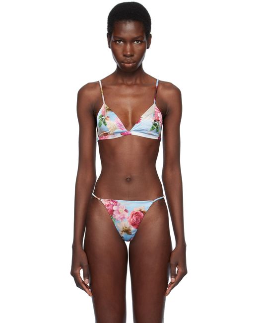 Fleur du Mal Red Luxe Triangle Bra
