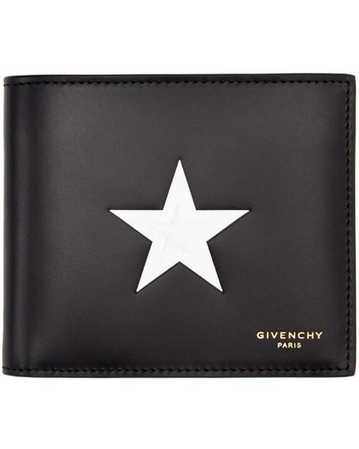 Givenchy Black & White Star Wallet for men