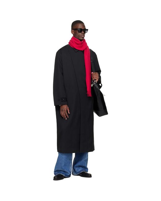 Sir Black Light Tailored Coat for men