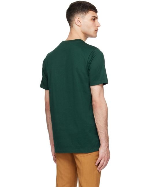 メンズ Marni ーン ロゴパッチ Tシャツ Green