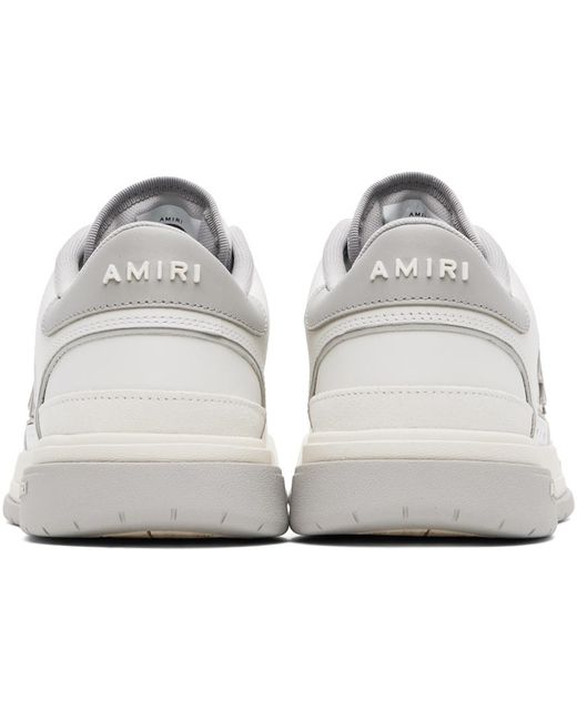 Amiri Black White & Gray Classic Low Sneakers for men