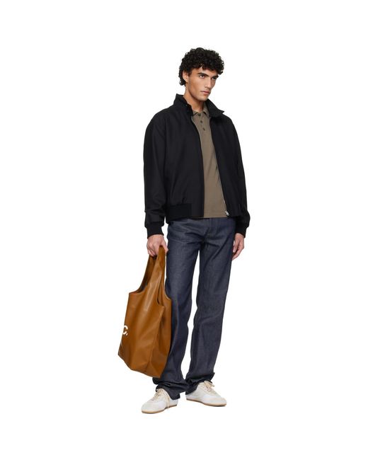 A.P.C. Brown Tan Ninon Tote for men