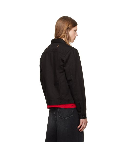 JKEEFER Black Jacob Type Three Denim Jacket for men