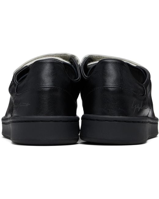 Y-3 Black Stan Smith Hook-And-Loop Sneakers for men
