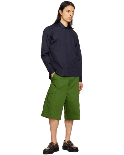 AMI Green Pocket Shorts for men