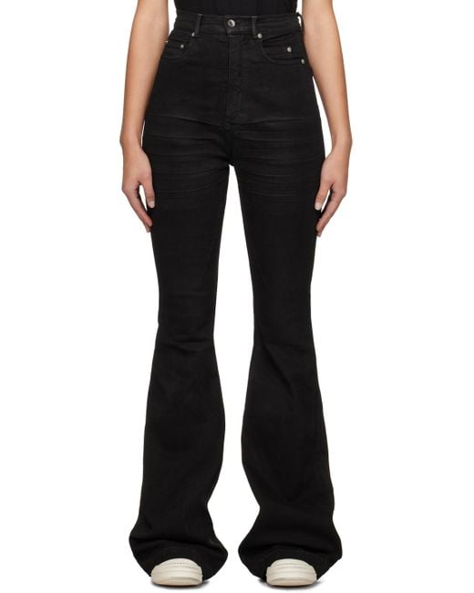 Rick Owens Black Bolan Jeans