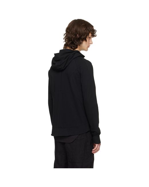 Thom Krom Black M Sj 694 Hoodie for men