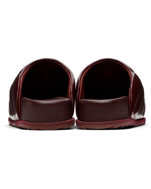 Yume Yume Red Burgundy Truck Slide Loafers for men