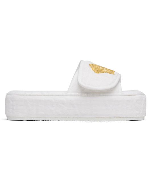 Versace Black Allover' Slippers