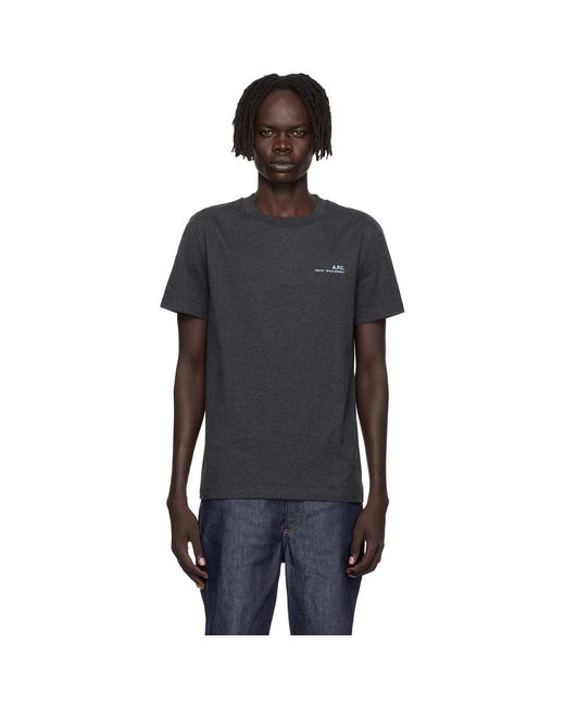 A.P.C. Black Standard Item T-Shirt for men