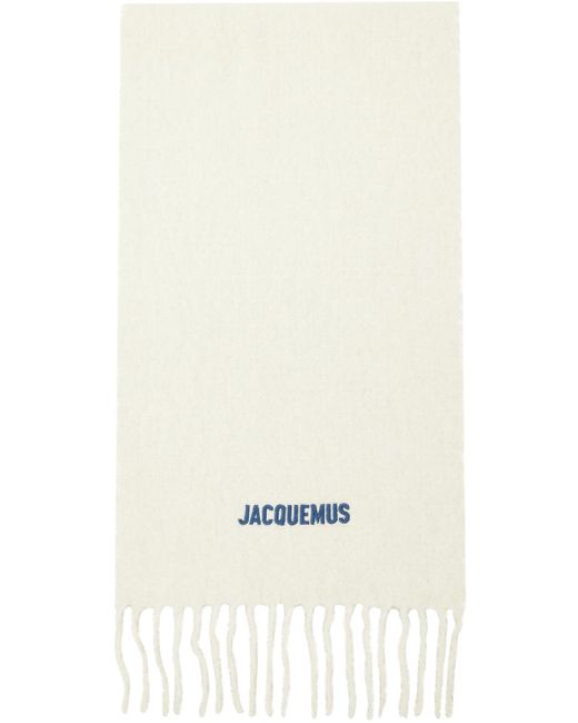 Jacquemus Natural Off- Le Chouchou 'l'echarpe Moisson' Scarf