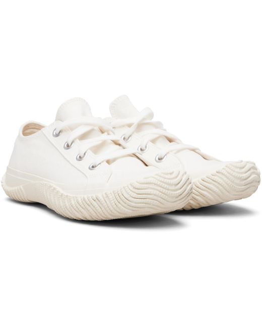 Y's Yohji Yamamoto Black Cotton Canvas Low-Top Sneakers