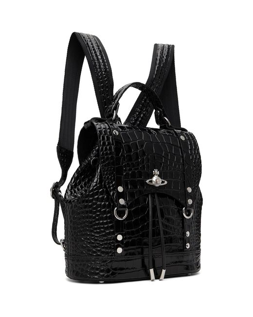Vivienne Westwood Black Max Small Backpack for men