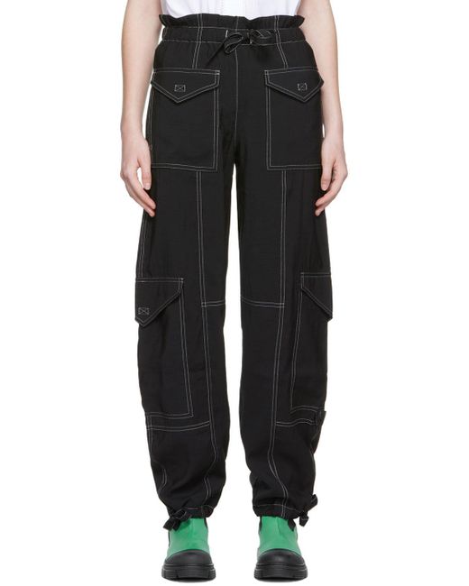 ganni cargo pants