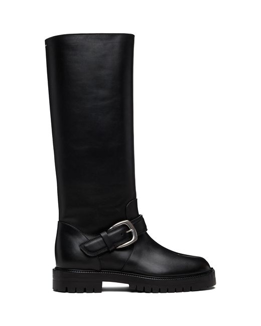 Maison Margiela Black Tabi County Boots for men