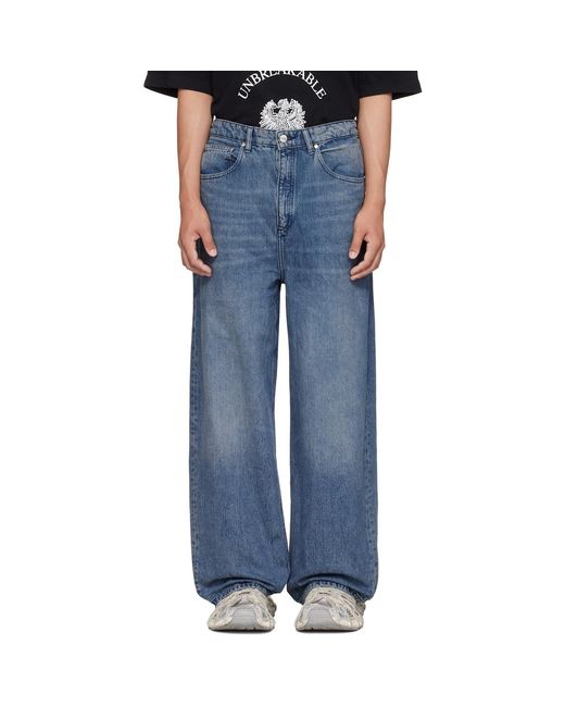 Han Kjobenhavn Blue Baggy Jeans for men