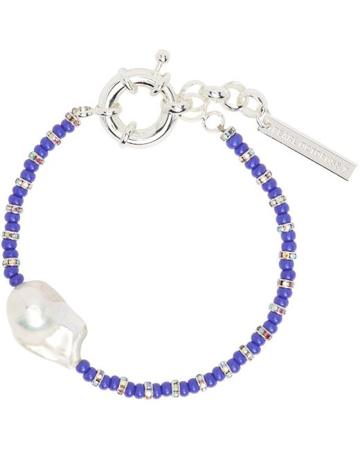 PEARL OCTOPUSS.Y Blue Picasso Pearl Bracelet for men