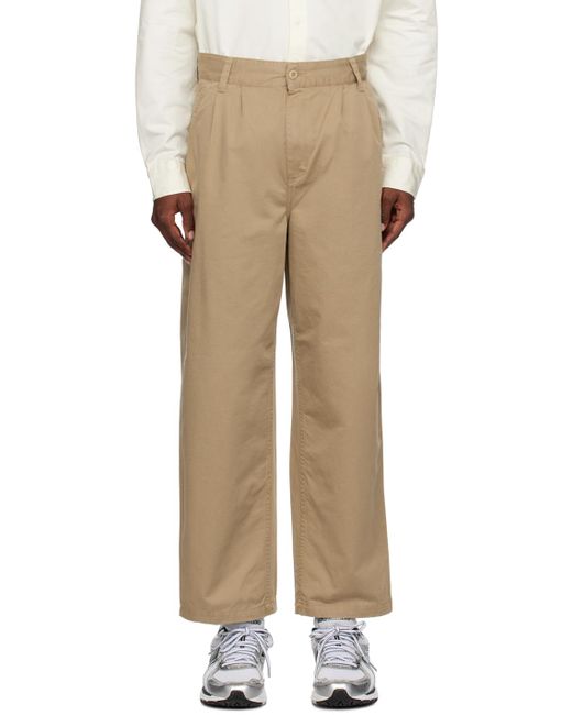 Carhartt Natural Beige Colston Trousers for men