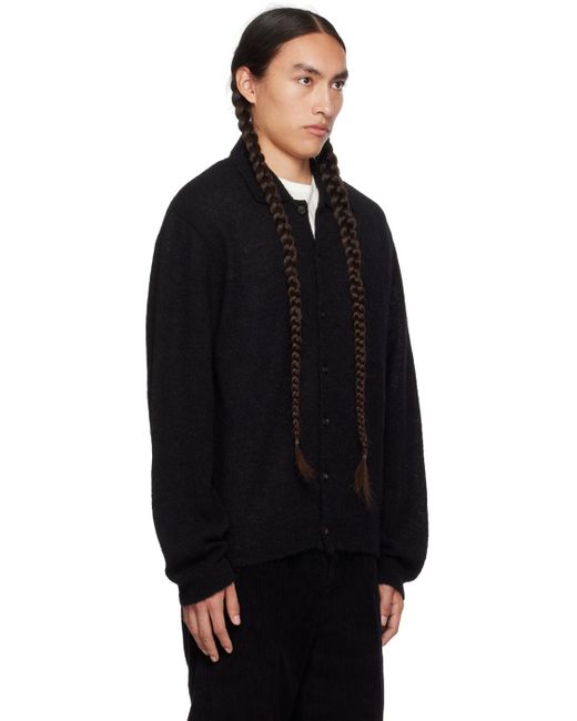Our Legacy Black Evening Cardigan for men