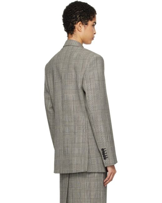 Wardrobe NYC Black Double Breasted Blazer