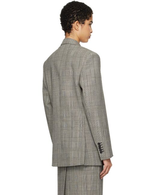 Veston Noir Et Blanc À Double Boutonnage Wardrobe NYC en coloris Black