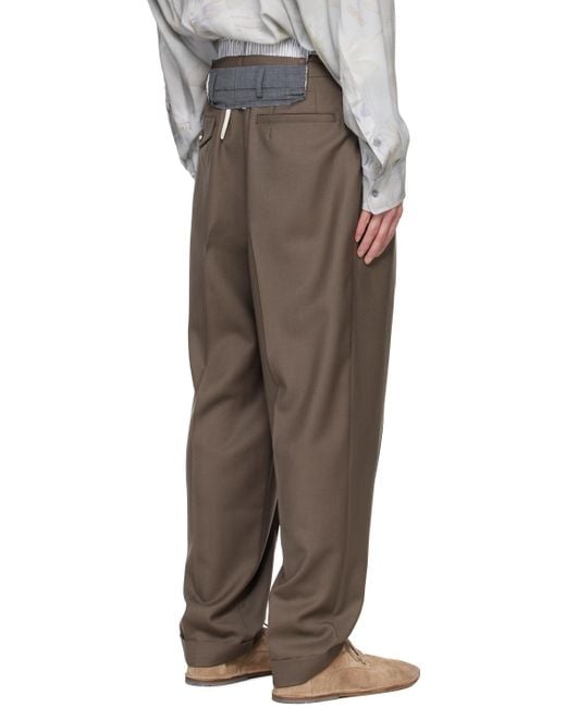 Magliano Multicolor Brown Signature Superpants Trousers for men