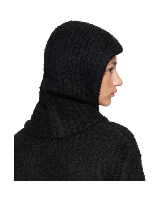 MM6 by Maison Margiela Black Logo Balaclava