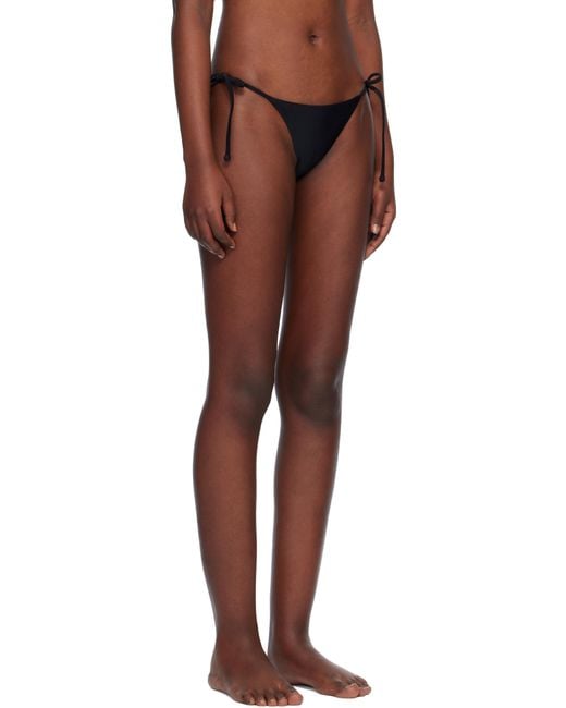 Matteau Black String Bikini Bottom