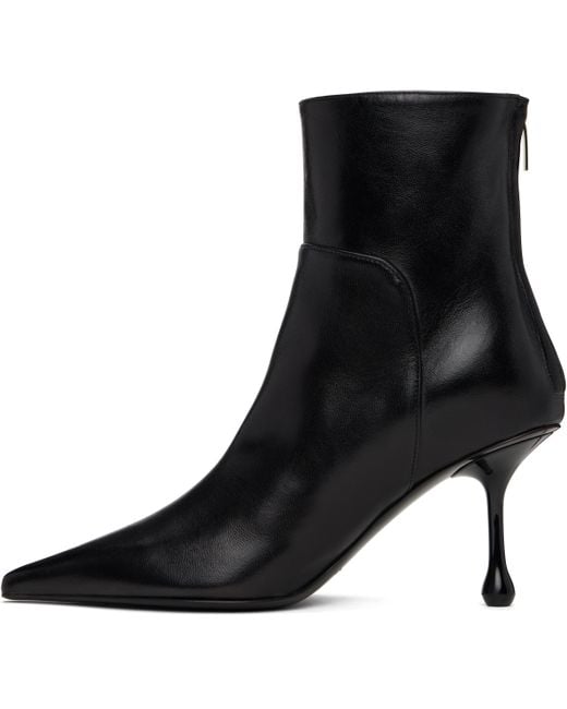 Jimmy Choo Black Cycas 80 Ankle Boots