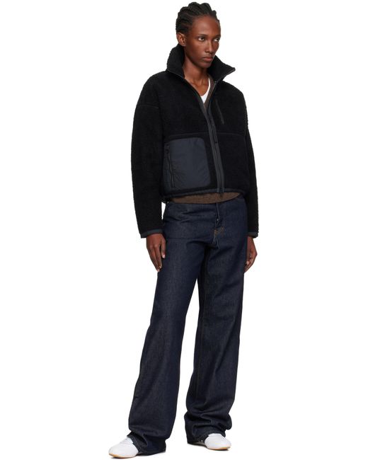 Canada Goose Black Simcoe Zip Up Fleece Sweater