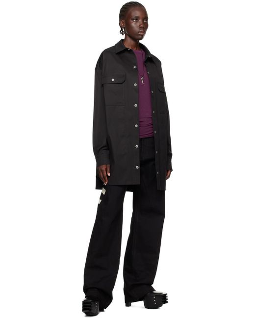 Rick Owens Purple Ssense Exclusive Kembra Pfahler Edition Long Sleeve T-shirt