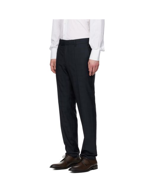 Boss Black Checkered Suit for men