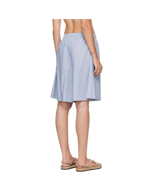 Baserange Blue Claude Shorts