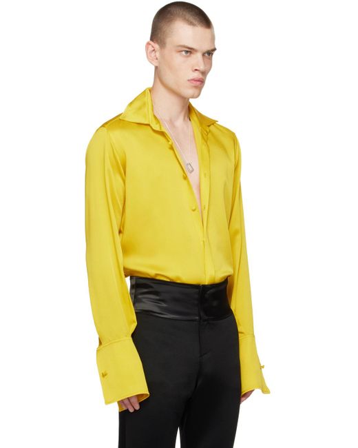 ARTURO OBEGERO Yellow Ssense Exclusive Pedro Shirt for men