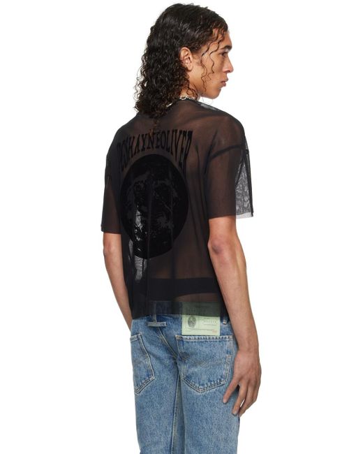 Jean Paul Gaultier Black Shayne Oliver Edition T-Shirt for men