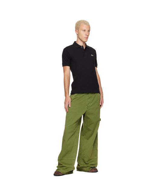 Lacoste Black Classic Fit Original L.12.12 Polo for men
