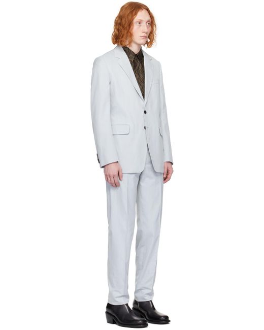 Dries Van Noten Black Notched Lapel Suit for men