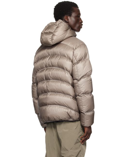 メンズ Moncler ベージュ Viani ダウンジャケット Natural