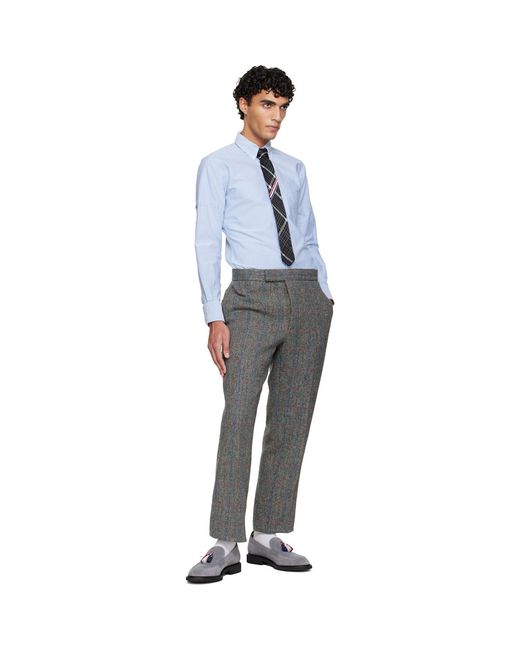 Thom Browne Blue Oxford Armband Shirt for men