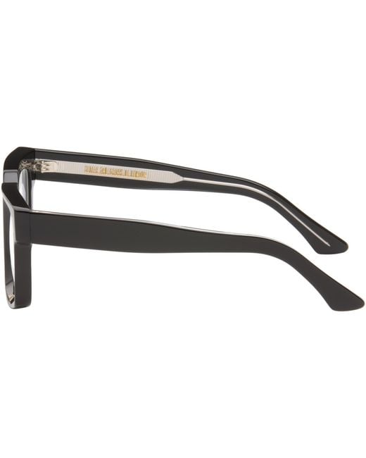 Cutler & Gross Black 1386 Square Optical Glasses for men