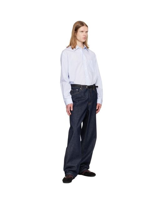 Dries Van Noten Black Pin-Buckle Belt for men