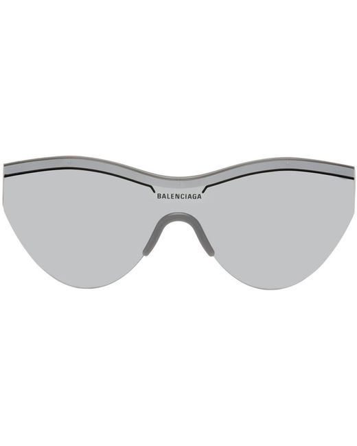 Balenciaga Black Gray Bat Sunglasses for men