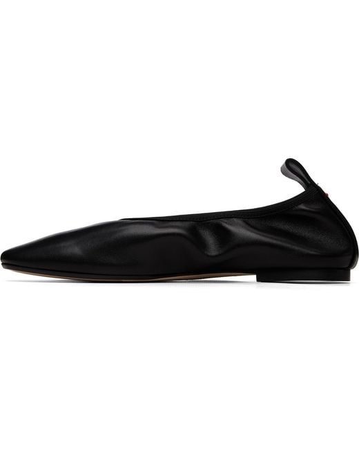 Aeyde Black Dex Ballerina Flats