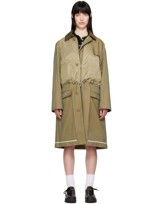 ANDERSSON BELL ベージュ Bomber Mix トレンチコート Black